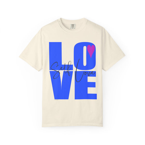 ♡ Self-LOVE .: Garment Dyed 100% Cotton T-Shirts (Relaxed fit)