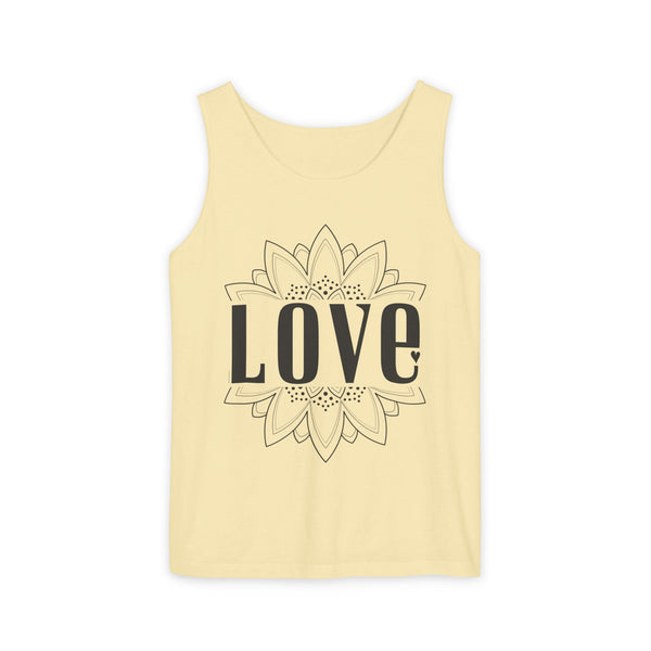 LOVE .: Garment-Dyed Tank Top