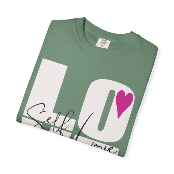 ♡ Self-LOVE .: Garment Dyed 100% Cotton T-Shirts (Relaxed fit)