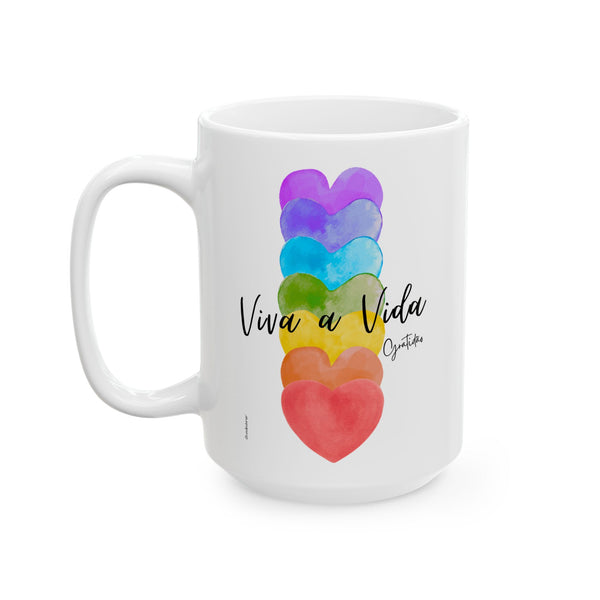 ♡ Viva a Vida : Gratidão :: Coffee or Tea Mug  :: (11oz, 15oz)