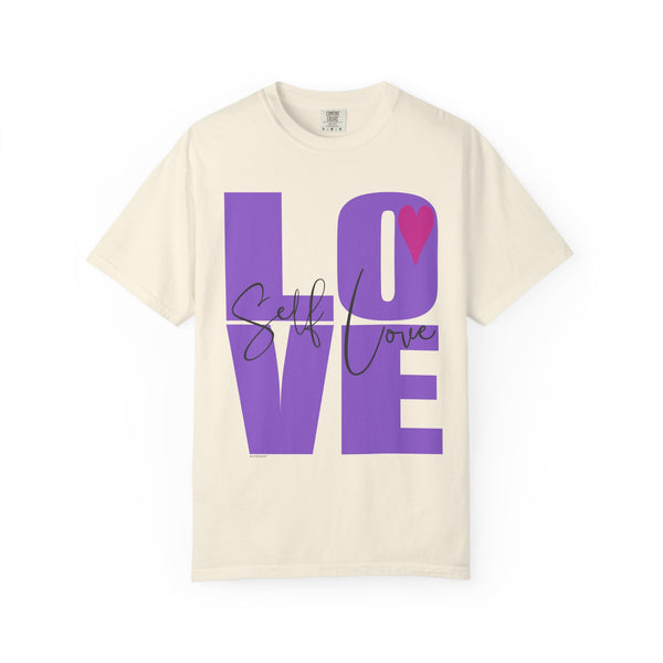 ♡ Self-LOVE .: Garment Dyed 100% Cotton T-Shirts (Relaxed fit)
