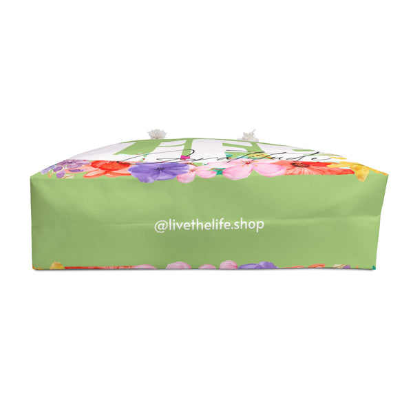 ♡ LiFE :: Gratitude :: Floral Collection .: Fashion Tote Bag