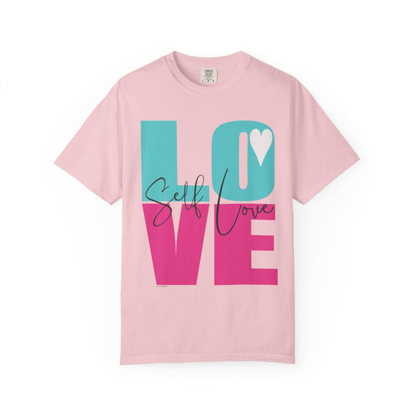 ♡ Self-LOVE .: Garment Dyed 100% Cotton T-Shirts (Relaxed fit)