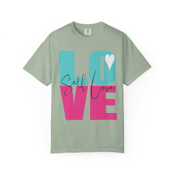 ♡ Self-LOVE .: Garment Dyed 100% Cotton T-Shirts (Relaxed fit)