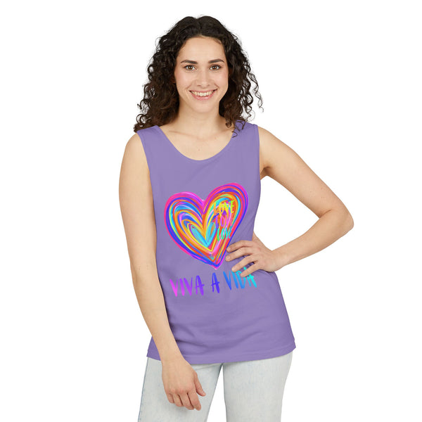 VIVA A VIDA .: Garment-Dyed Tank Top