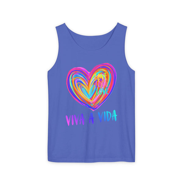 VIVA A VIDA .: Garment-Dyed Tank Top