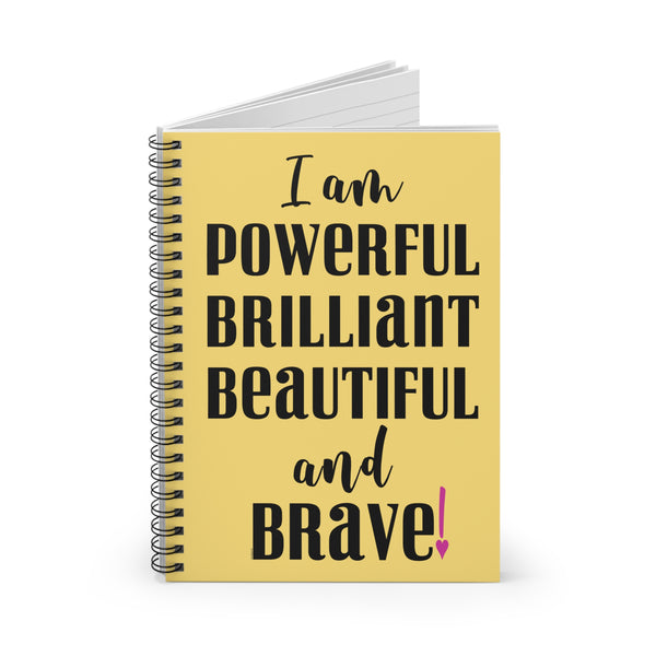 ♡ Positive Mind .: Classic Spiral Notebook :: 118 Ruled Line