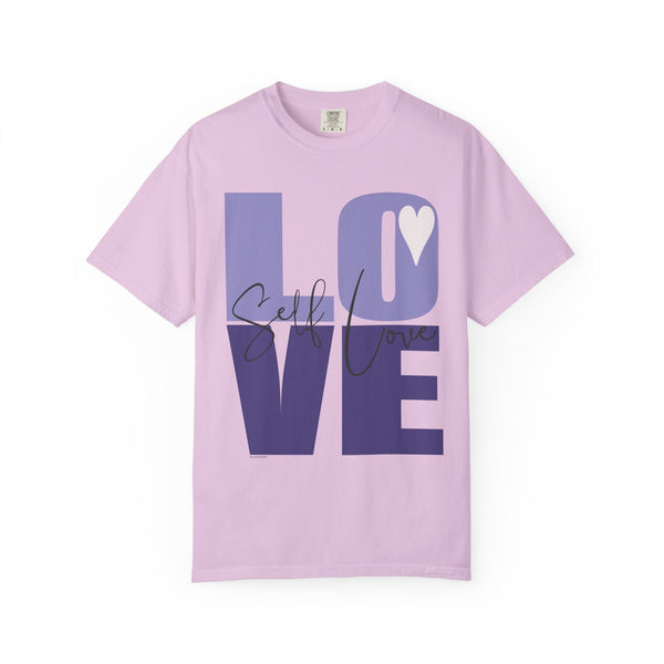 ♡ Self-LOVE .: Garment Dyed 100% Cotton T-Shirts (Relaxed fit)