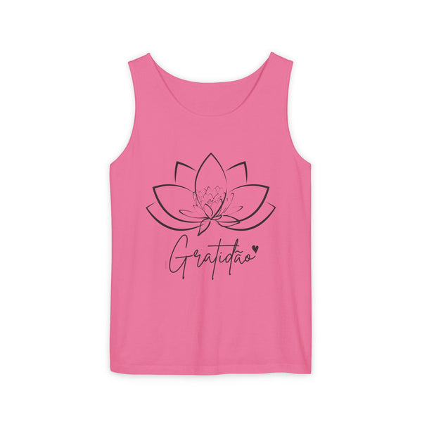 Gratidão .: Garment-Dyed Tank Top