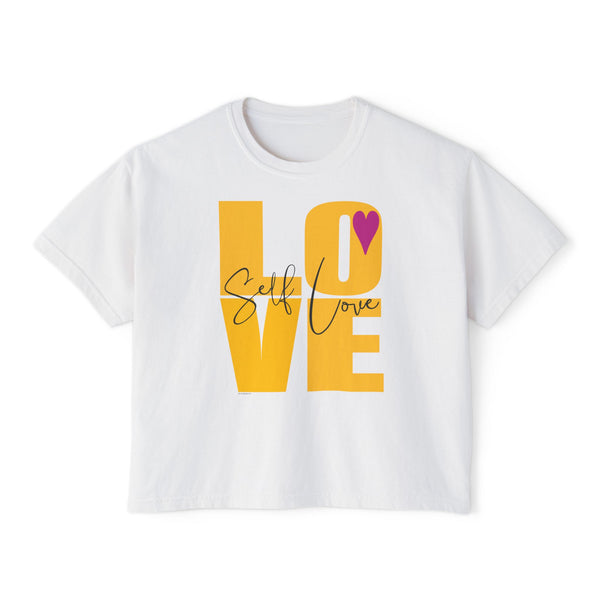Self LOVE .: Women's Boxy Tee (Boxy fit)