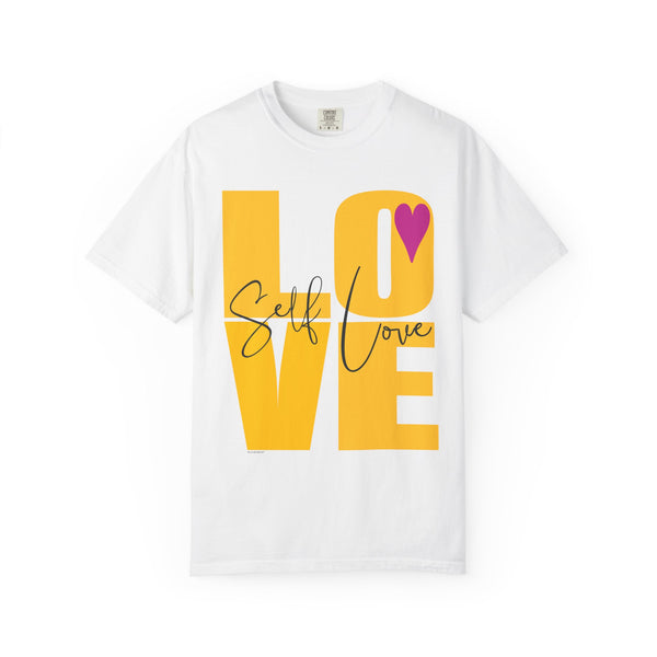 ♡ Self-LOVE .: Garment Dyed 100% Cotton T-Shirts (Relaxed fit)