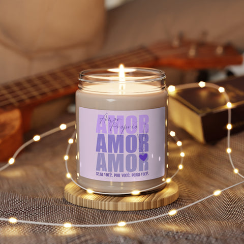 ♡ Amor Próprio .: Coleção Lavanda :: 100% natural Soy Candle, 9oz  :: Eco Friendly