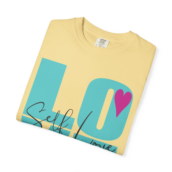 ♡ Self-LOVE .: Garment Dyed 100% Cotton T-Shirts (Relaxed fit)
