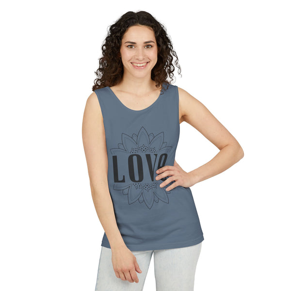 LOVE .: Garment-Dyed Tank Top