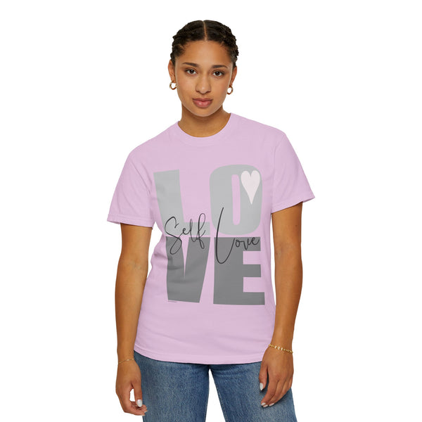 ♡ Self-LOVE .: Garment Dyed 100% Cotton T-Shirts (Relaxed fit)
