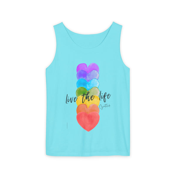 Live the Life .: Garment-Dyed Tank Top
