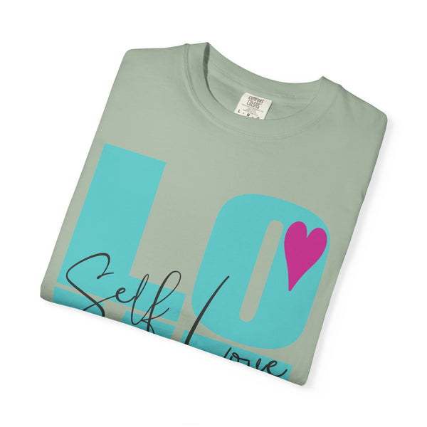 ♡ Self-LOVE .: Garment Dyed 100% Cotton T-Shirts (Relaxed fit)