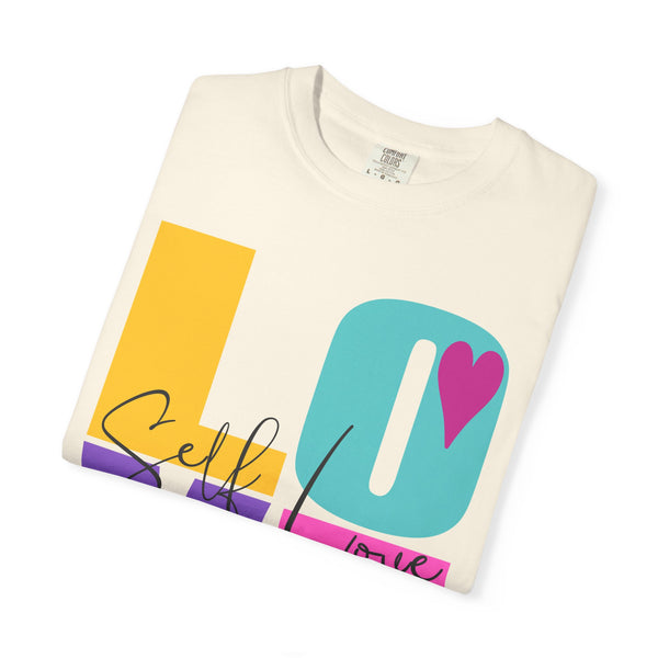 ♡ Self-LOVE .: Garment Dyed 100% Cotton T-Shirts (Relaxed fit)