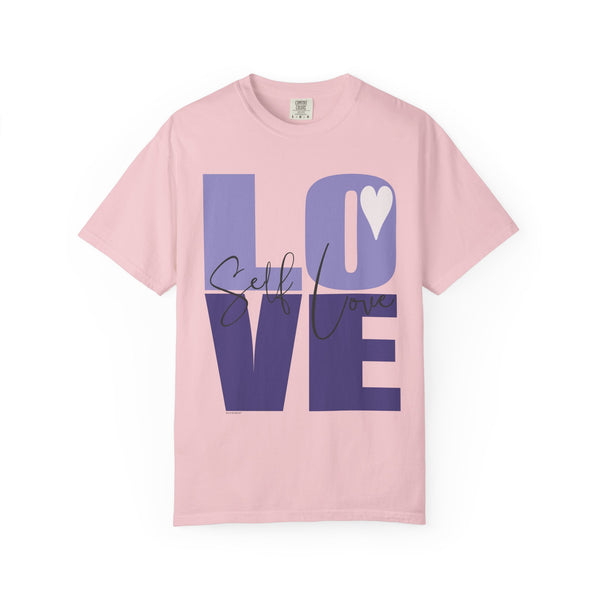 ♡ Self-LOVE .: Garment Dyed 100% Cotton T-Shirts (Relaxed fit)