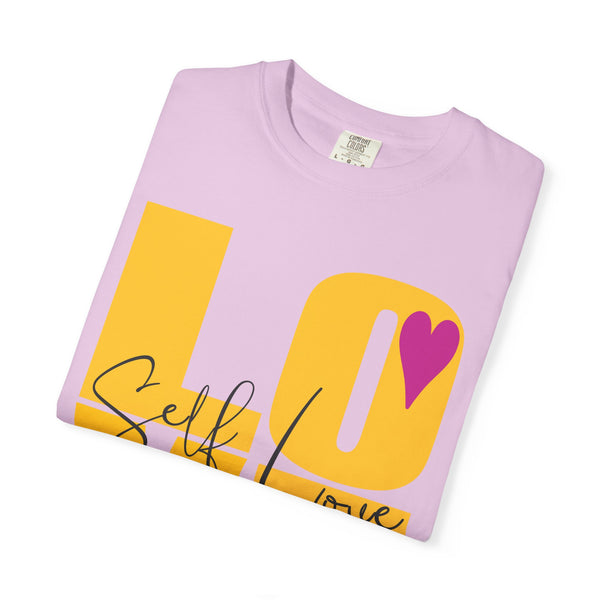 ♡ Self-LOVE .: Garment Dyed 100% Cotton T-Shirts (Relaxed fit)