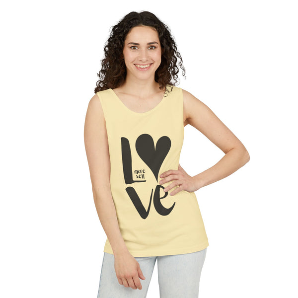 More Self LOVE .: Garment-Dyed Tank Top