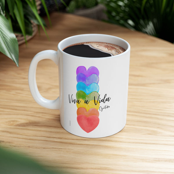 ♡ Viva a Vida : Gratidão :: Coffee or Tea Mug  :: (11oz, 15oz)