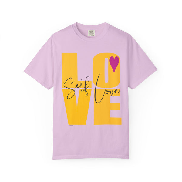 ♡ Self-LOVE .: Garment Dyed 100% Cotton T-Shirts (Relaxed fit)