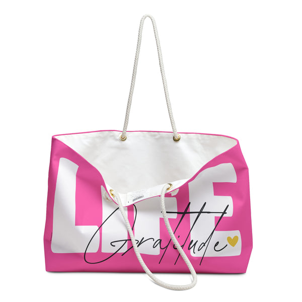 ♡ LIFE .: Gratitude :: Weekender Tote
