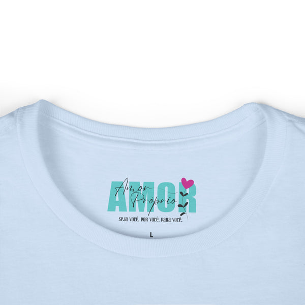 ♡ Amor Próprio .: Crescendo e Florescendo .: Softstyle Tee (Semi-fitted)