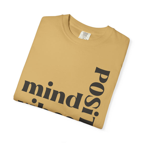 ♡ Positive Mind-Vibes-Life .: Unisex Garment Dyed 100% Cotton T-Shirts (Relaxed fit)