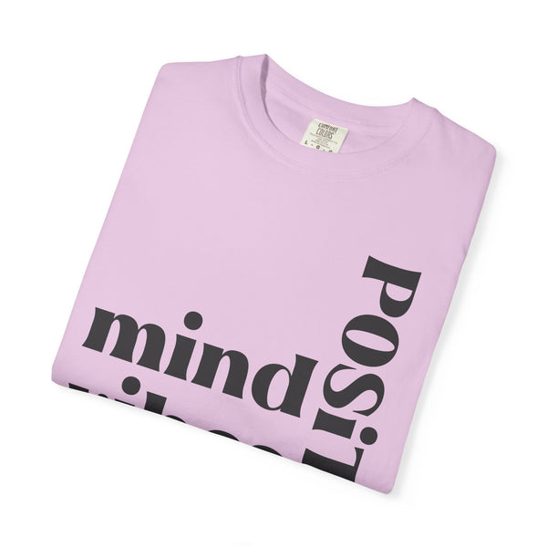 ♡ Positive Mind-Vibes-Life .: Unisex Garment Dyed 100% Cotton T-Shirts (Relaxed fit)