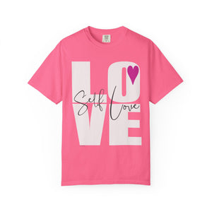 ♡ Self-LOVE .: Garment Dyed 100% Cotton T-Shirts (Relaxed fit)