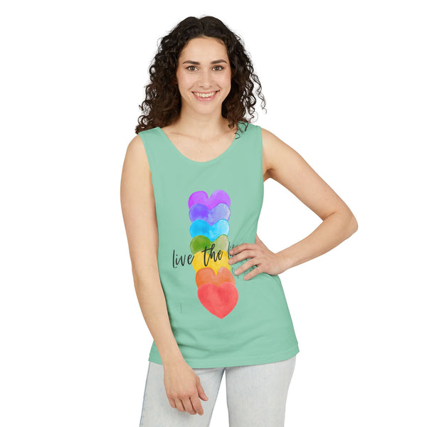 Live the Life .: Garment-Dyed Tank Top