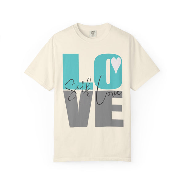 ♡ Self-LOVE .: Garment Dyed 100% Cotton T-Shirts (Relaxed fit)