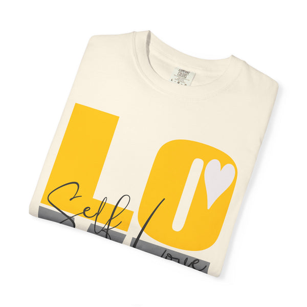 ♡ Self-LOVE .: Garment Dyed 100% Cotton T-Shirts (Relaxed fit)