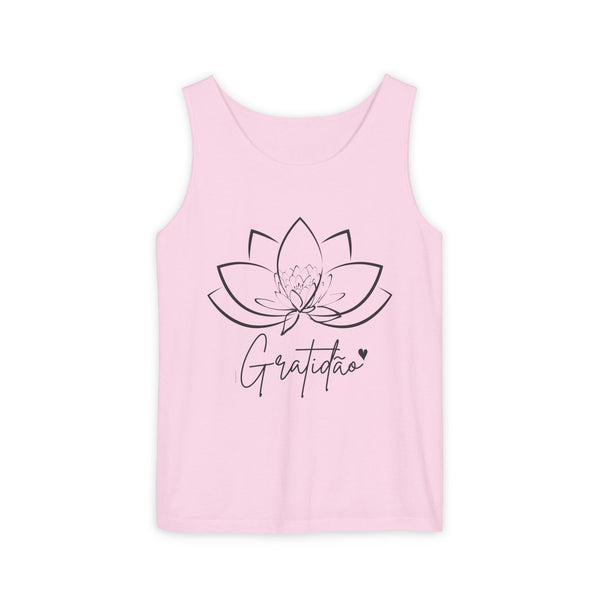 Gratidão .: Garment-Dyed Tank Top