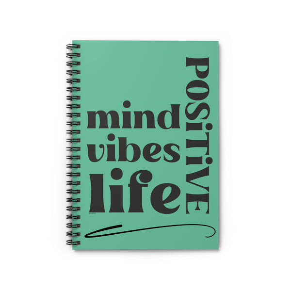 ♡ Positive Mind .: Classic Spiral Notebook :: 118 Ruled Line