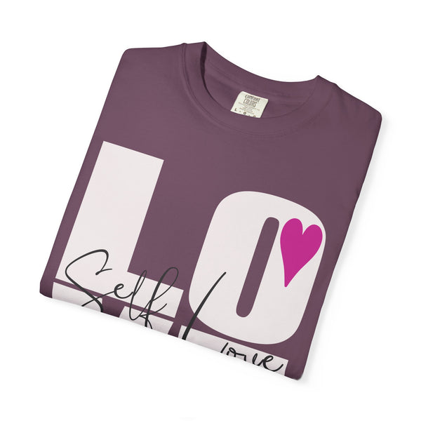 ♡ Self-LOVE .: Garment Dyed 100% Cotton T-Shirts (Relaxed fit)