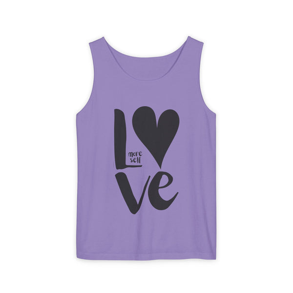 More Self LOVE .: Garment-Dyed Tank Top