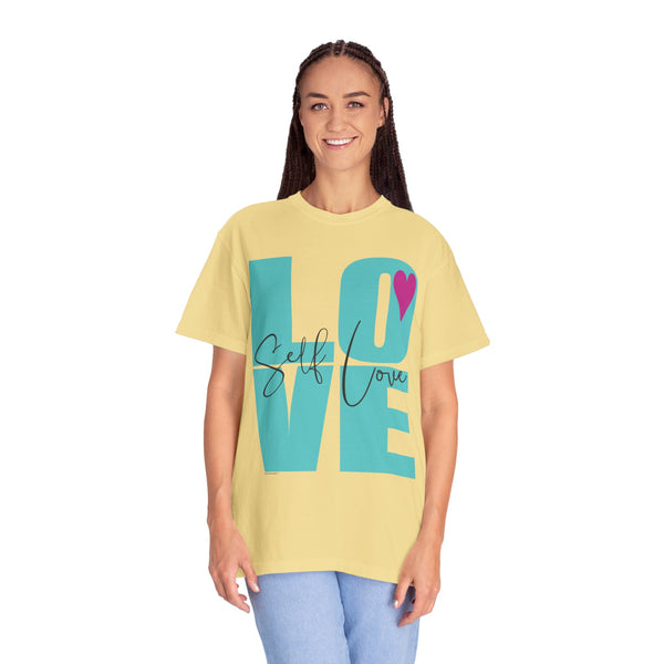 ♡ Self-LOVE .: Garment Dyed 100% Cotton T-Shirts (Relaxed fit)