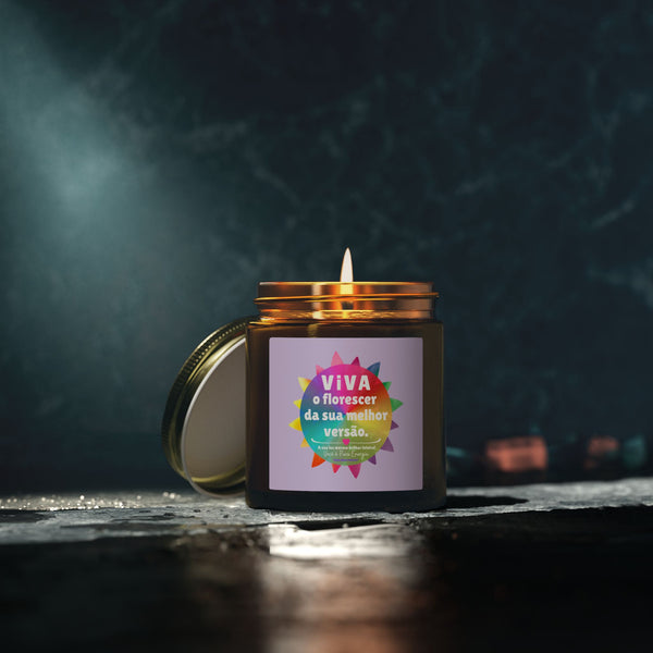 ♡ Viva o florescer da sua melhor versão .: Scented Candle (4oz) Eco Friendly