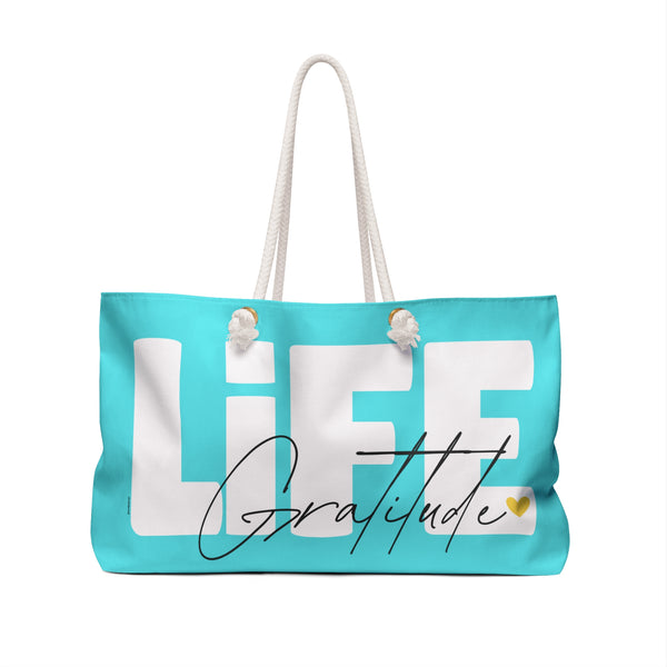 ♡ LIFE .: Gratitude :: Weekender Tote