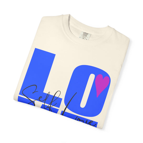 ♡ Self-LOVE .: Garment Dyed 100% Cotton T-Shirts (Relaxed fit)