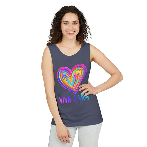 VIVA A VIDA .: Garment-Dyed Tank Top