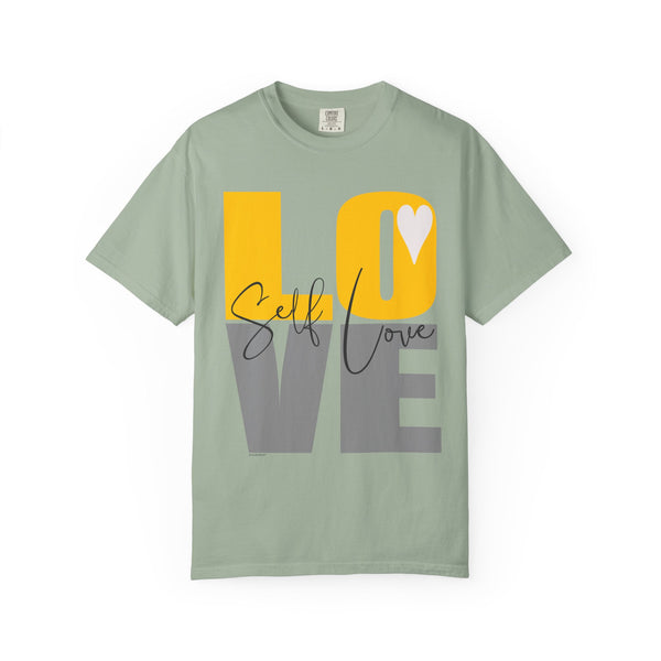 ♡ Self-LOVE .: Garment Dyed 100% Cotton T-Shirts (Relaxed fit)