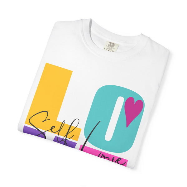 ♡ Self-LOVE .: Garment Dyed 100% Cotton T-Shirts (Relaxed fit)