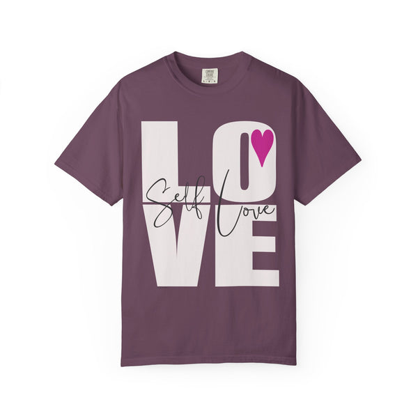 ♡ Self-LOVE .: Garment Dyed 100% Cotton T-Shirts (Relaxed fit)