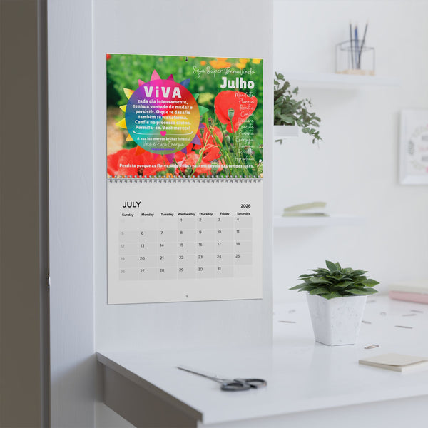 Calendário 2026 VIVA A VIDA :: Edição Exclusiva "Iluminação"