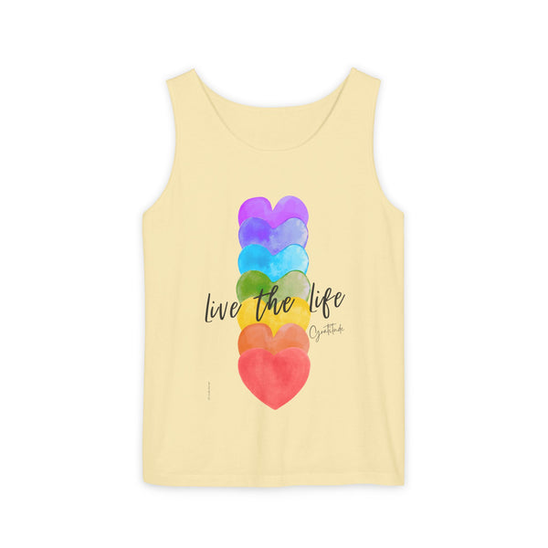 Live the Life .: Garment-Dyed Tank Top