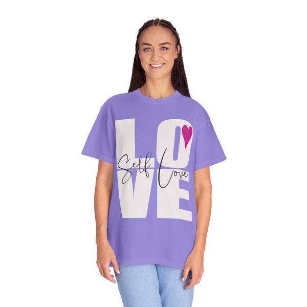 ♡ Self-LOVE .: Garment Dyed 100% Cotton T-Shirts (Relaxed fit)